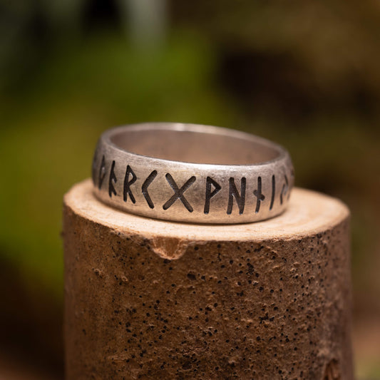 Silverring Futhark 925s Silver