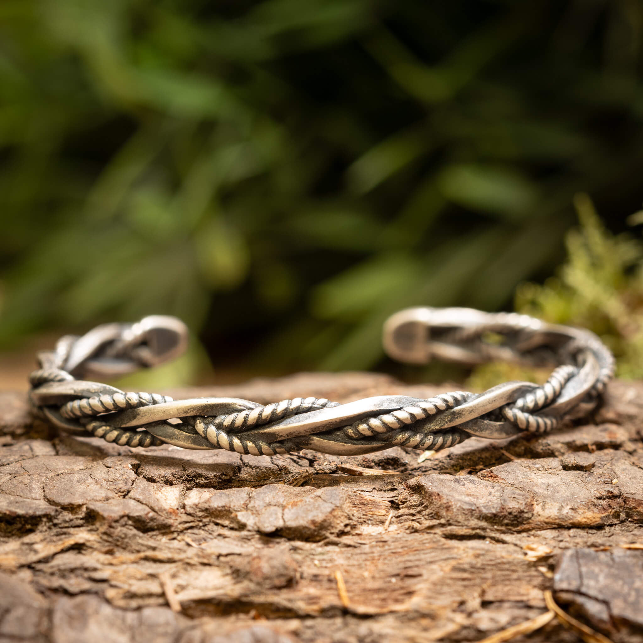 Armband Bangle Twined 925s Silver