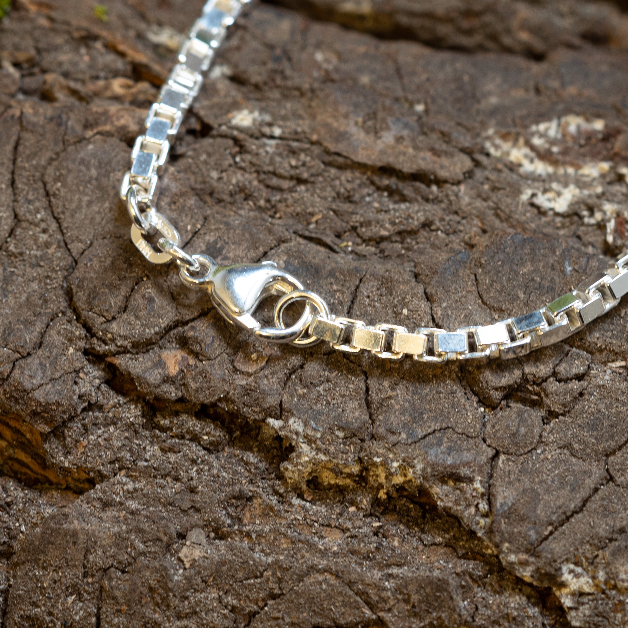 Halsband Venezia 925s Silver 3 mm