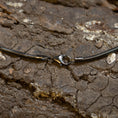 Ladda upp bild i Galleri visare, Halsband ormkedja oxiderat 925s silver 2 mm
