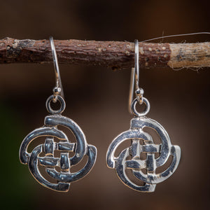 Dingla örhängen Celtic Wheel 925s Silver