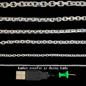 Halsband ankarkedja 925s silver 2mm