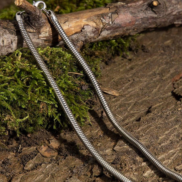 Halsband slangkedja stål 4mm