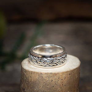 Braid Silver Ring 925s Silver