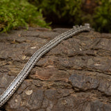 Armband ByKila Flat Herringbone 4mm 925s Silver