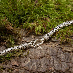 Halsband ByKila King kedja 5mm 925s Silver