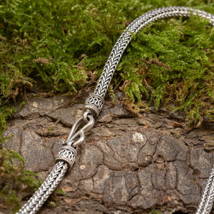 Halsband ByKila Herringbone 5mm 925s Silver