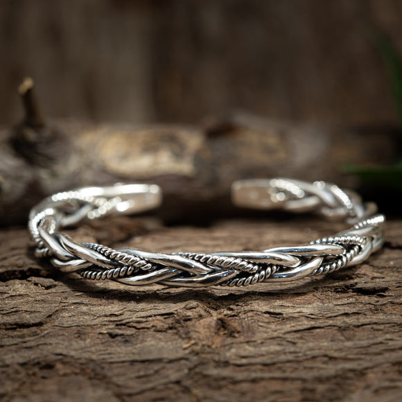 Armband Bangle Laced 925s Sterling Silver