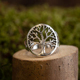 Livets Träd Yggdrasil Finger Ring 925s Sterling Silver
