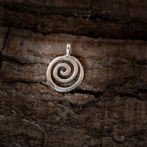 Carving Pendant 925s Sterling Silver
