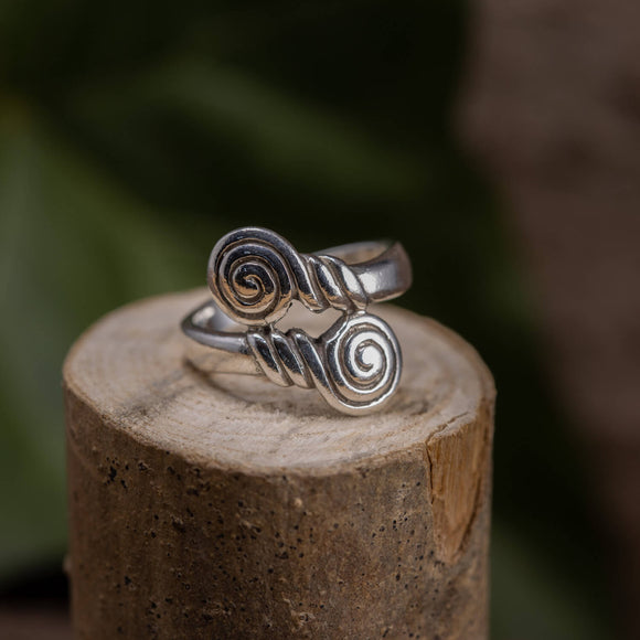 Vikingaspiral Ring 925s Silver