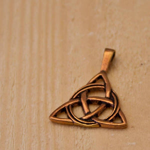 Keltisk triangulär knut brons